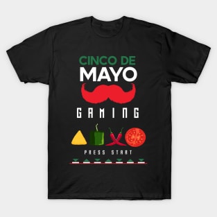 Cinco de mayo gaming mexican T-Shirt